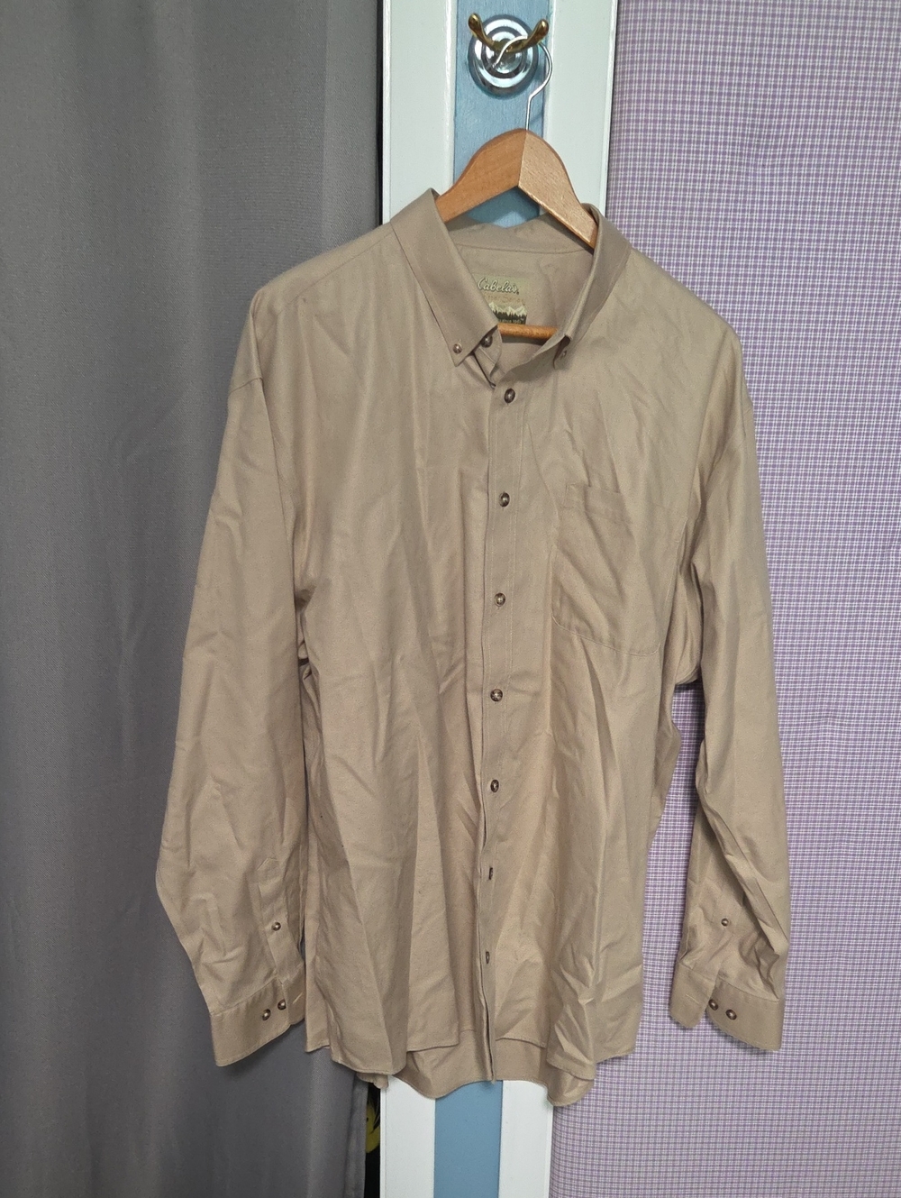 Cabela's Men's Dress Shirt in Tan